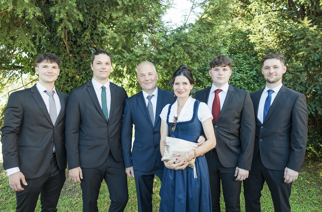 Gruppenfoto Familie Marksteiner